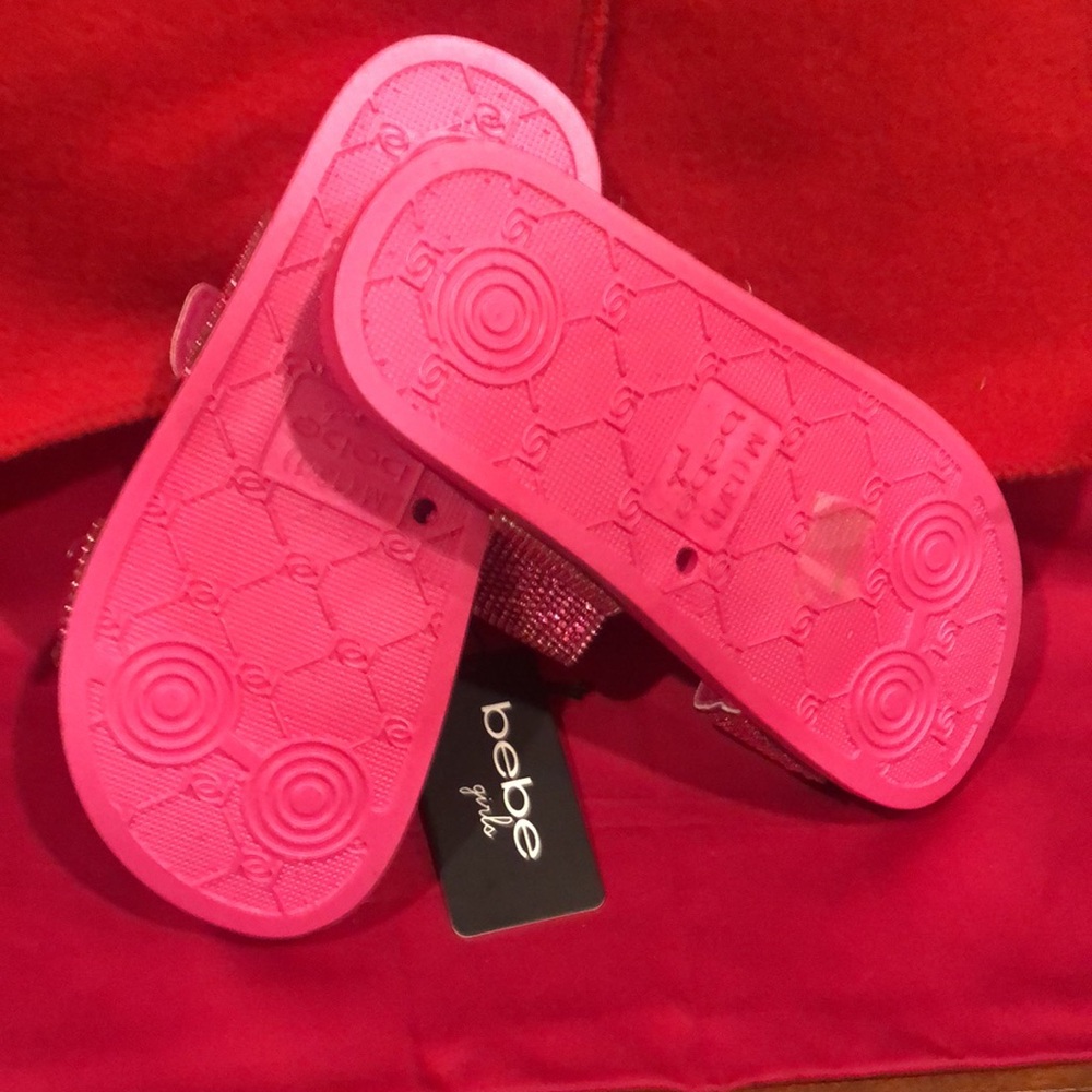 Pink Rhinestone Slide Sandals - Picture 3 of 3